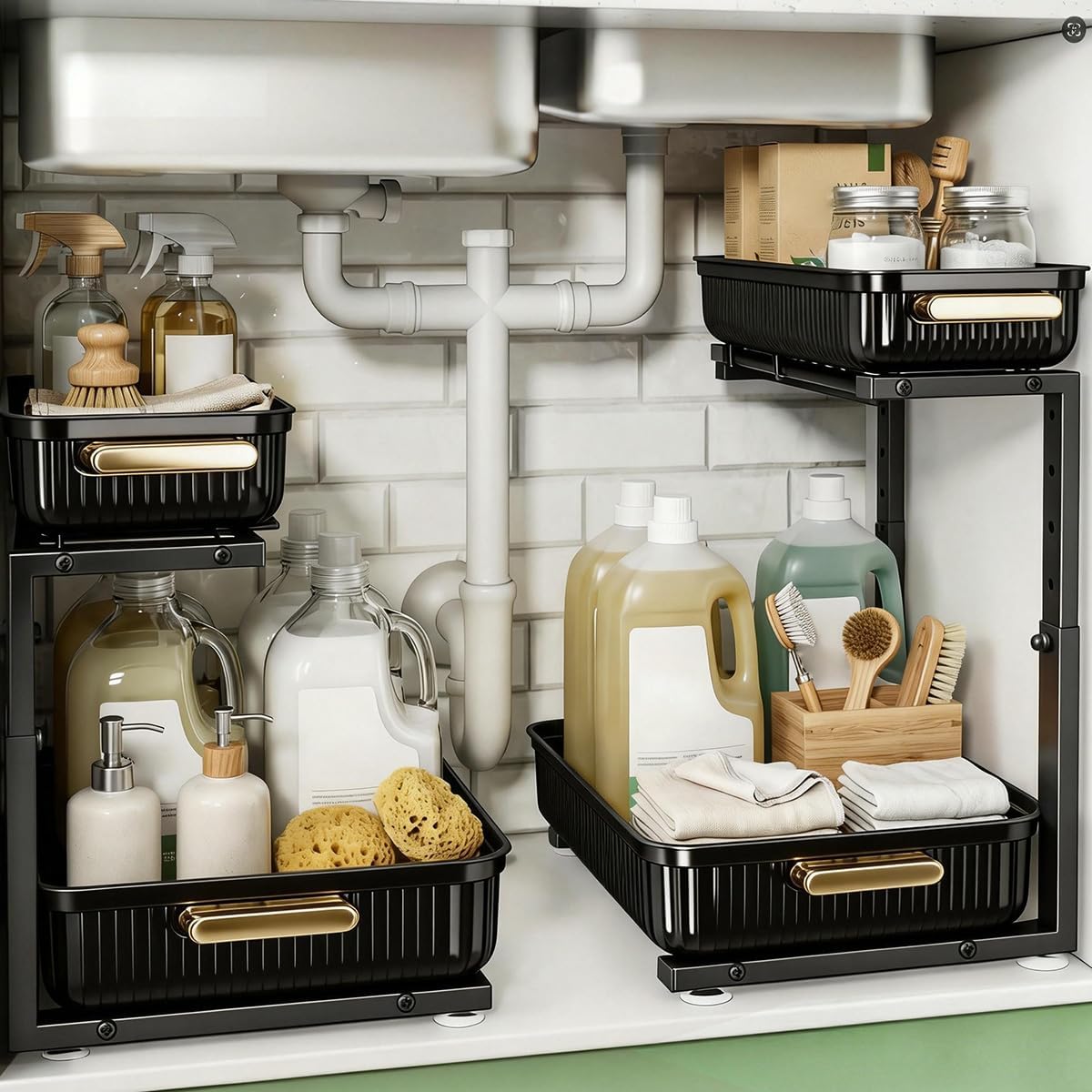 Under Sink Pull-Out Storage Only $14.99 (Reg. $40) at Amazon