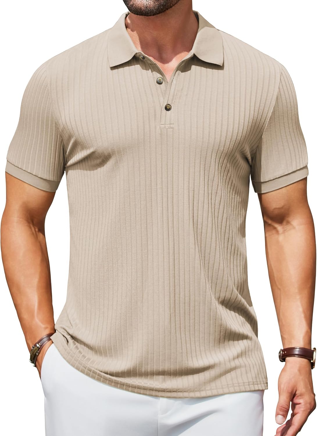 COOFANDY Men’s Polo Shirts Short Only $26.99 (Reg. $26.99) at Amazon