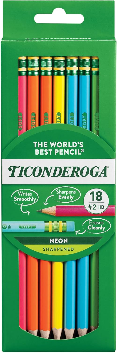 Ticonderoga Wood-Cased Pencils 18 Only $4.79 (Reg. $8) at Amazon