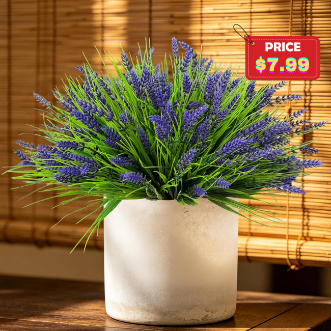 Faux Lavender Plants Deal: Save 50% at Amazon
