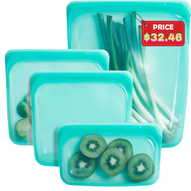 Stasher Reusable Silicone Food Storage Bags Deal: Save 44% at Amazon