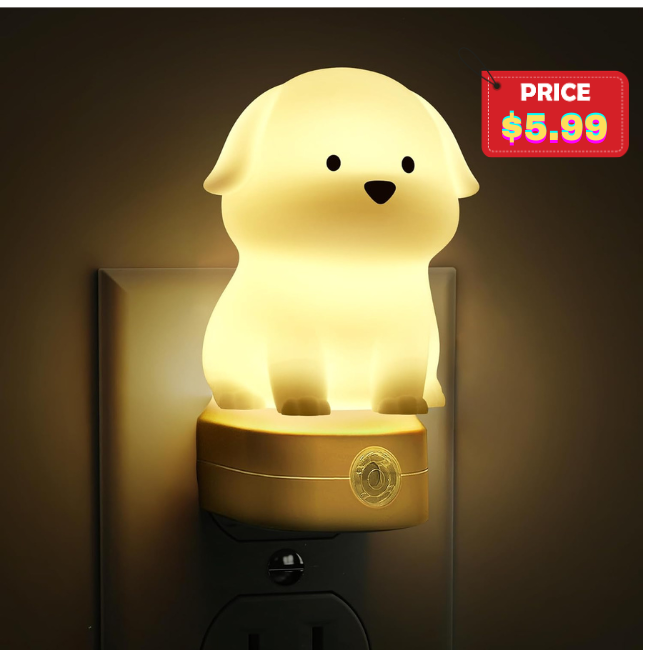 3D Cute Puppy Night Light Deal at Amazon: Save with Promo Code