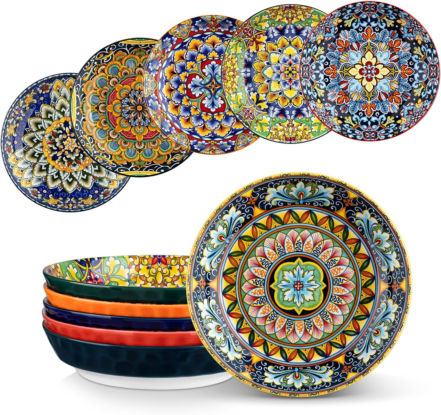 6-Pk 32-Oz vancasso Bohemian Style Ceramic Only $36.99 at Amazon