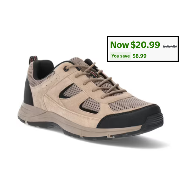 George Men’s Rugged Casual Shoes Deal: Save $8.99 at Walmart