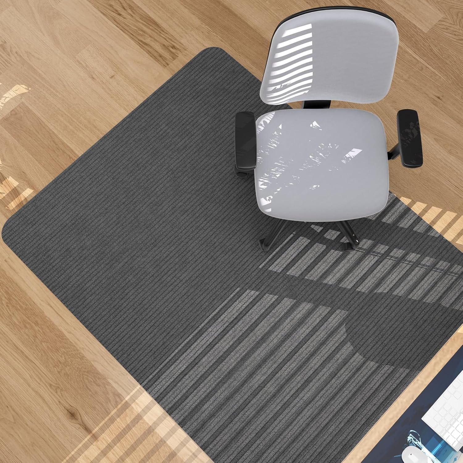 Placoot Desk Chair Mat for Hardwood Floor & Tile 55"x35" Off deal at Amazon