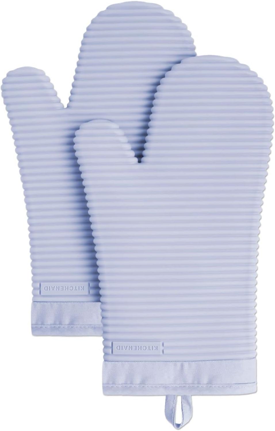 Prime Members: 2-Pk KitchenAid Ribbed Soft Silicone Oven Mit deal at Amazon