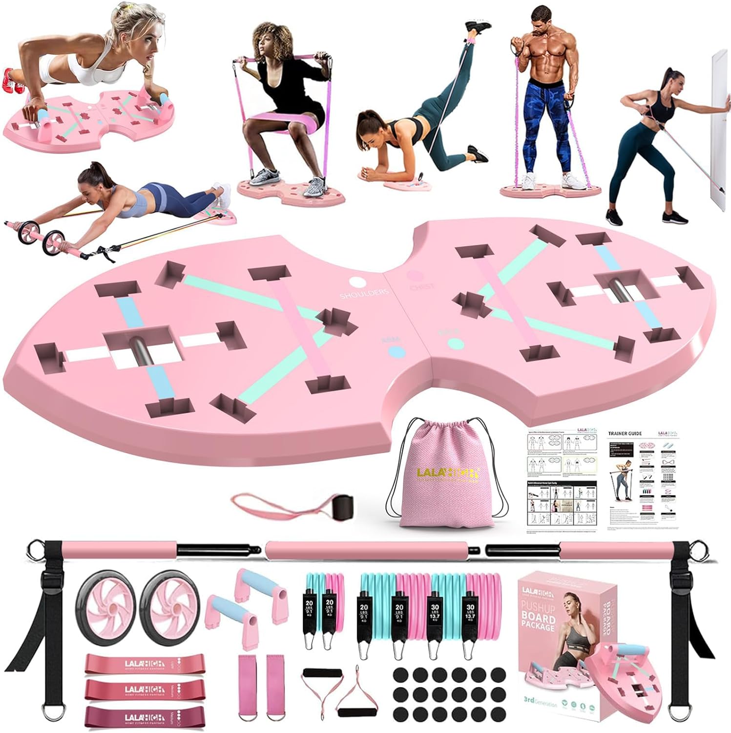 LALAHIGH Home Workout Equipment Only $59.99 (Reg. $69.99) at Amazon