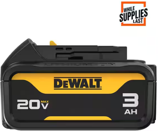 Home Depot Home Pick: DeWalt 20V MAX Premium Lithium-Ion 3.0 deal at Home Depot