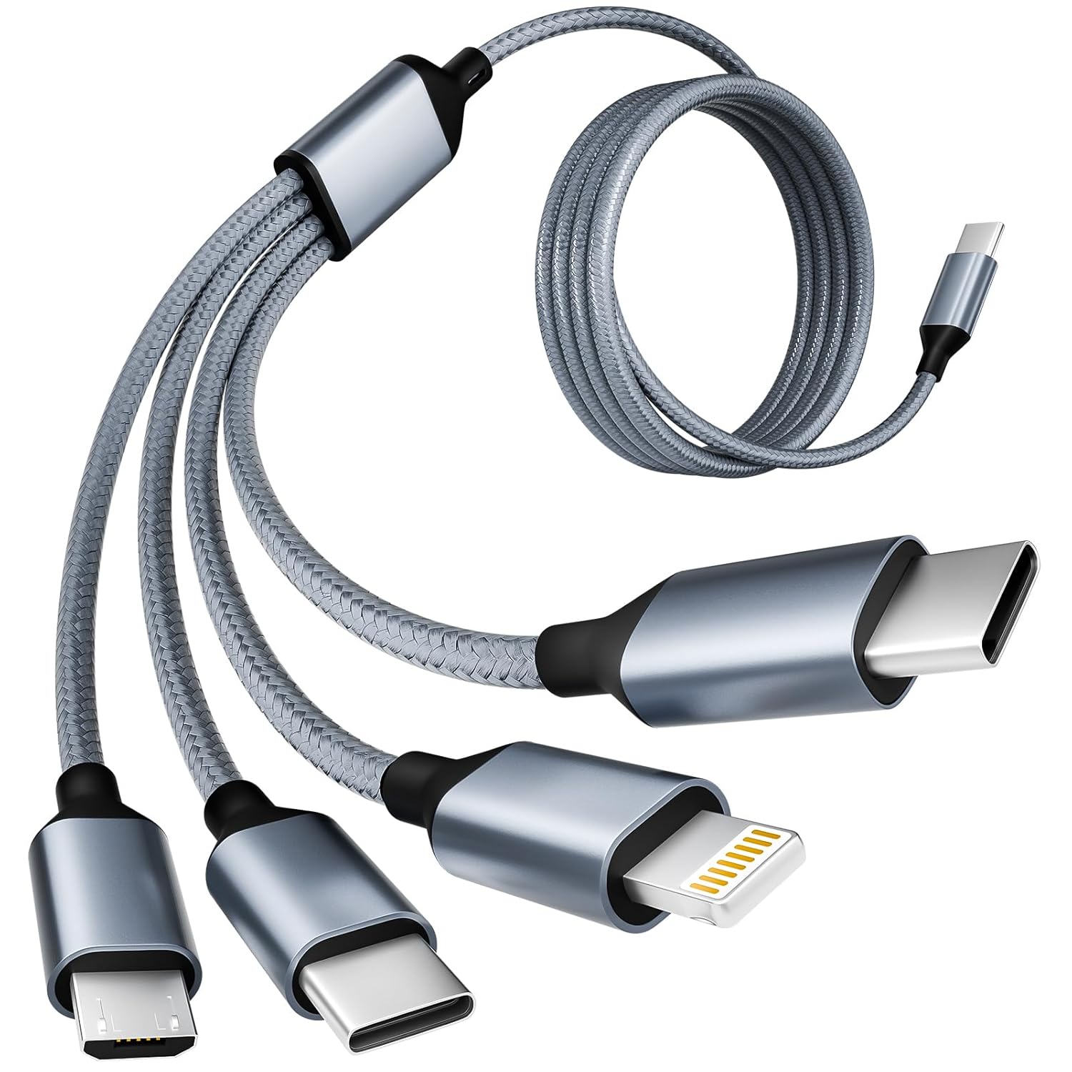 5′ 4-in-1 Mpatiby USB-C Charging Only $7.19 (Reg. $8.45) at Amazon