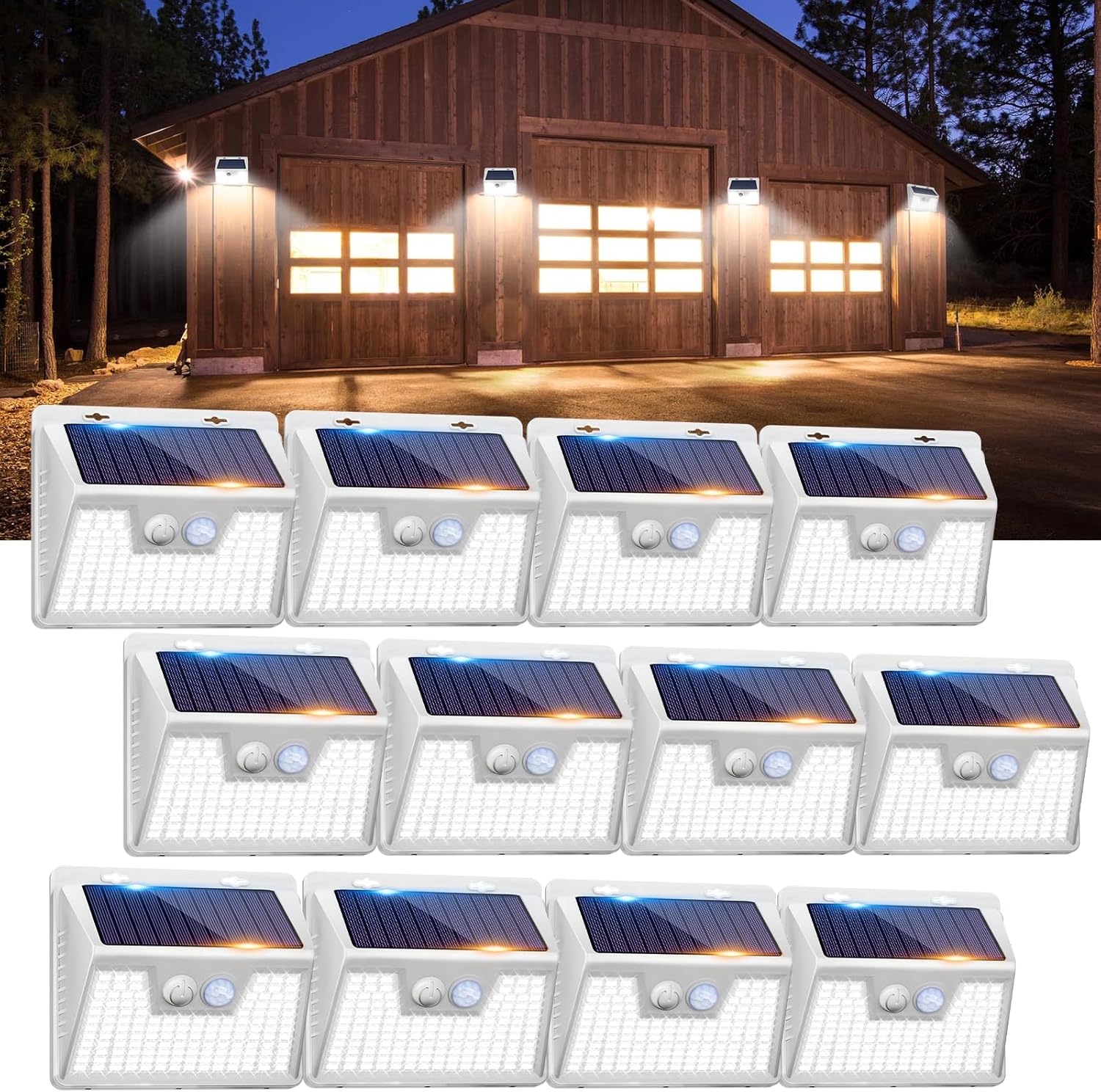 Peasur Solar Lights Outdoor Waterproof [12 Packs/140 LEDs], deal at Amazon