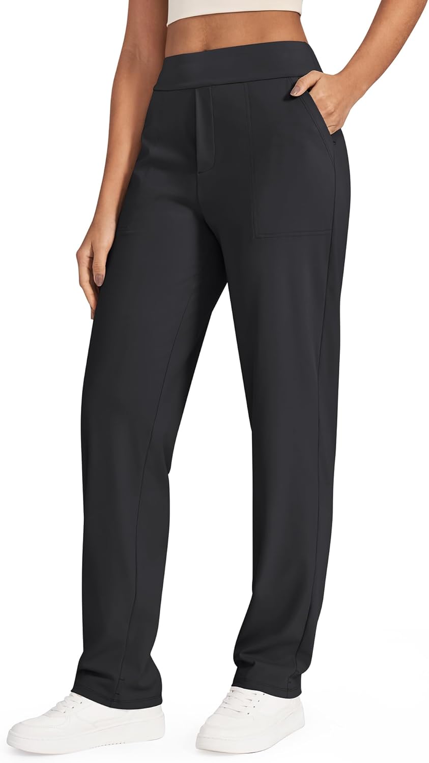 G4Free Black Dress Pants Women Yoga Pants Only $31.59 at Amazon