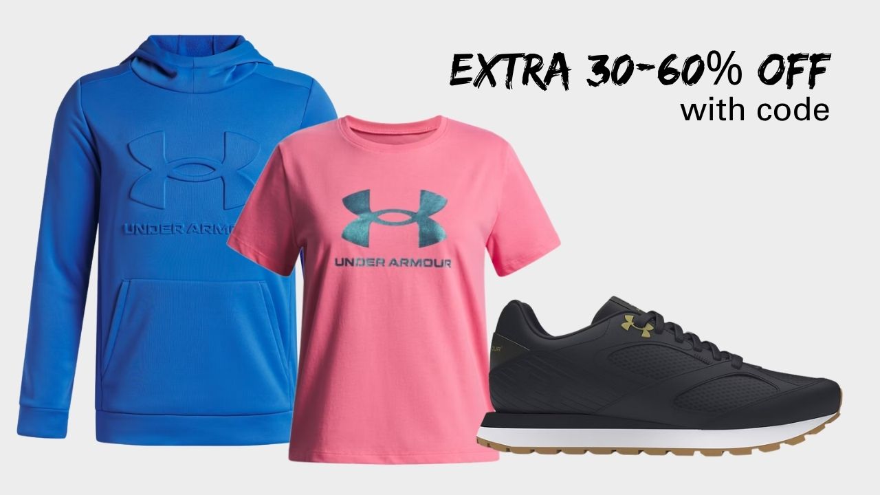Under Armour | Extra 30-60% Off Women’s & Youth Styles