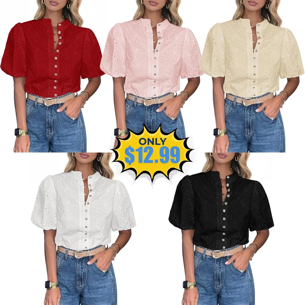 Lazysmile Womens Summer Boho Tops Promo: Save on Amazon