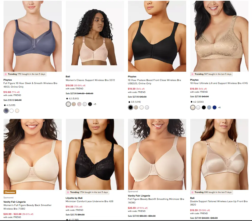 Women’s Bras Sale: Save Up to 70% at Macy’s