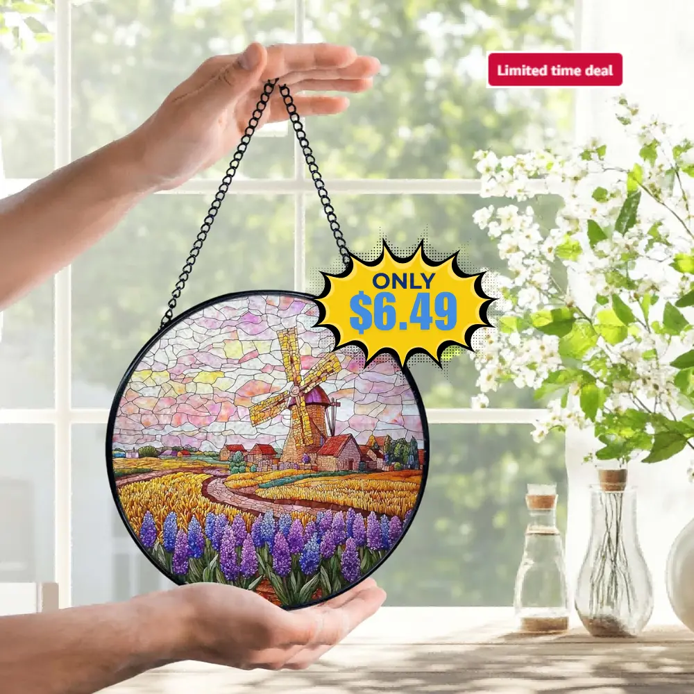 Wildflower Windmill Suncatcher Deal: Save 50% at Amazon