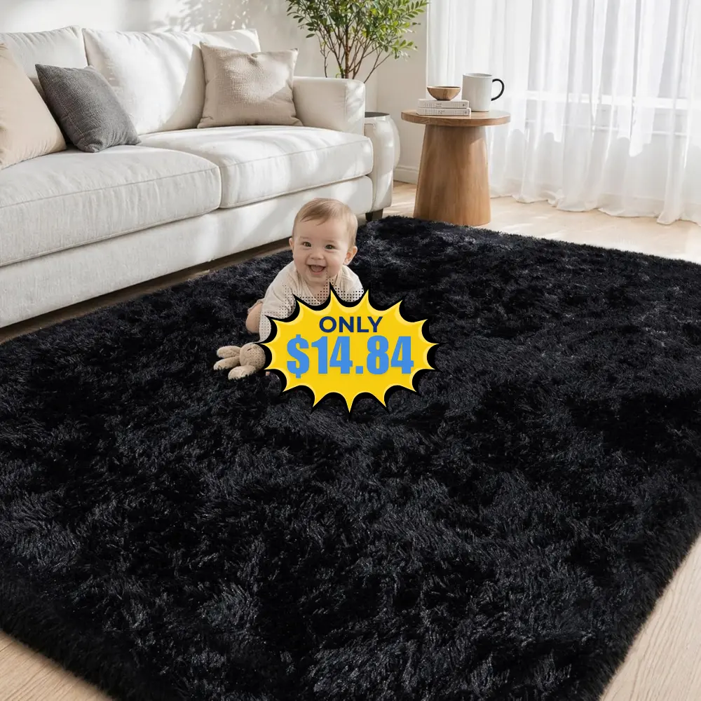 Ultra Soft Fluffy 5×7 Area Rug Deal: Save 10% at Amazon