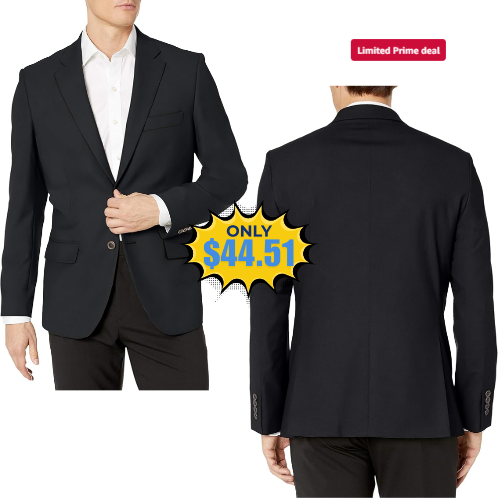 Men’s Button-Front Stretch Blazer Deal: Save 25% at Amazon