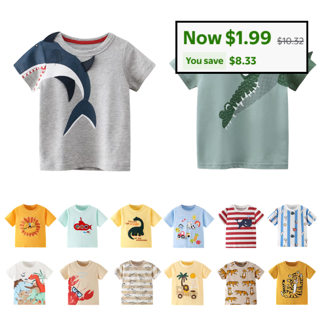 Summer Boys Top Deal: Save $8.33 at Walmart