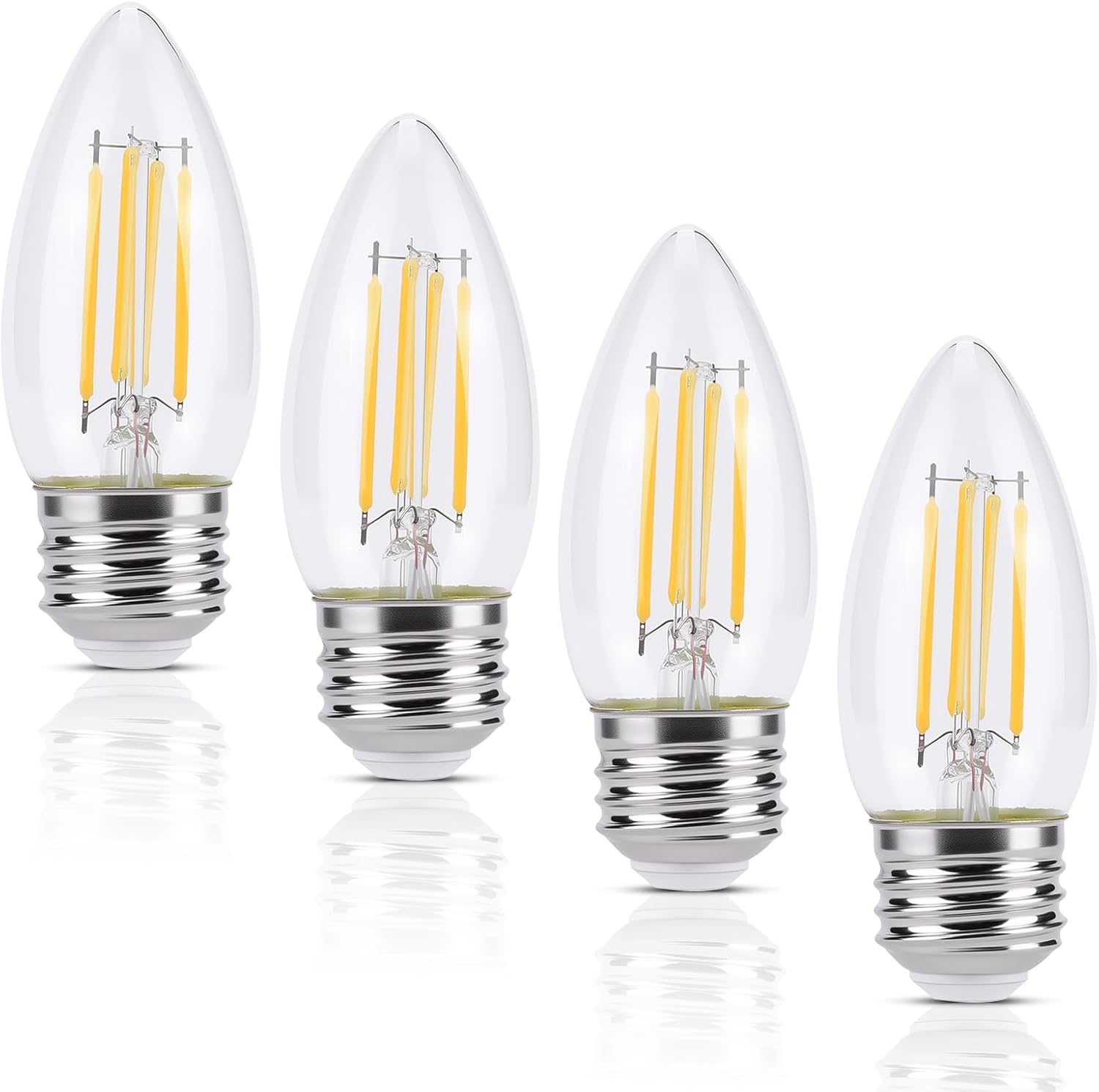 KINUR E26 led Bulb 40W Candelabra Light Bulbs,B11 LED Chande deal at Amazon
