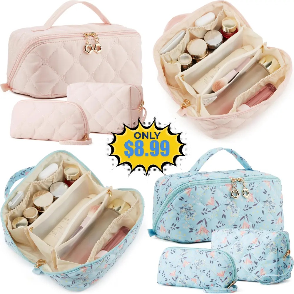 YTL Travel Puffer Makeup Bag Deal: Save with Promo Code on Amazon