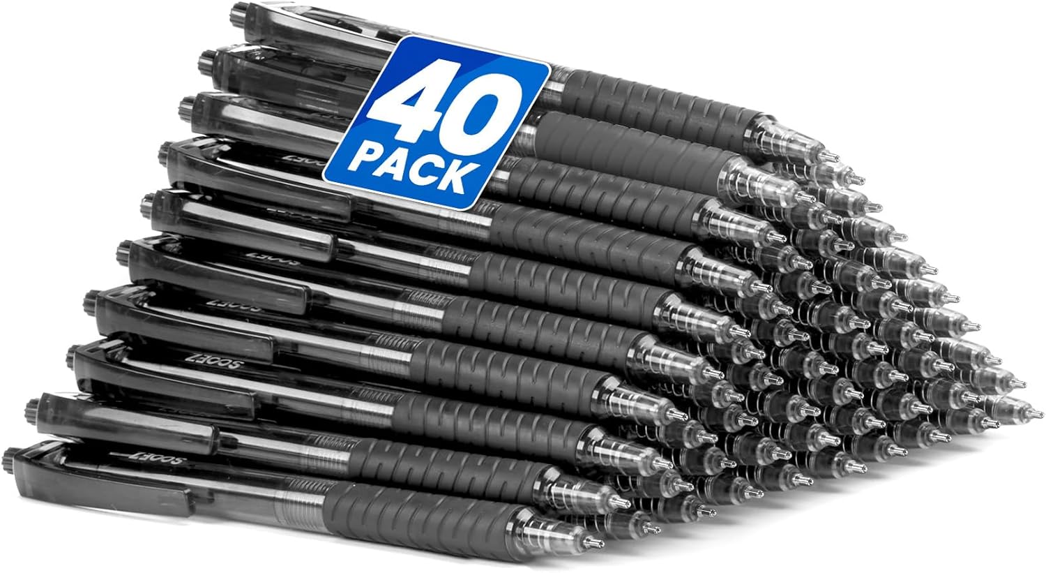 $6.64 Sooez 40 Pack Ballpoint Pens Only $6.99 (Reg. $8.99) at Amazon