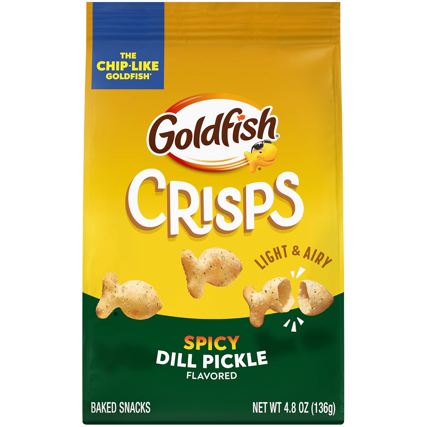 $1.79 Goldfish Crisps Spicy Dill Only $1.99 (Reg. $2.79) at Amazon
