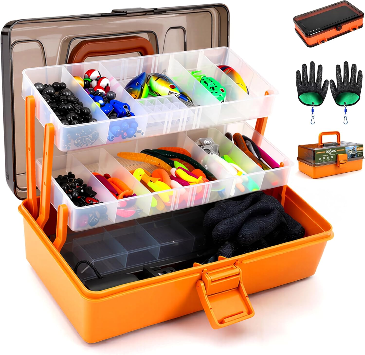 Large 3-Layer Tackle Box Only $34.34 (Reg. $60) at Amazon