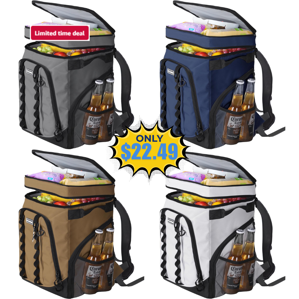 Insulated Backpack Cooler Deal: Save 50% at Amazon