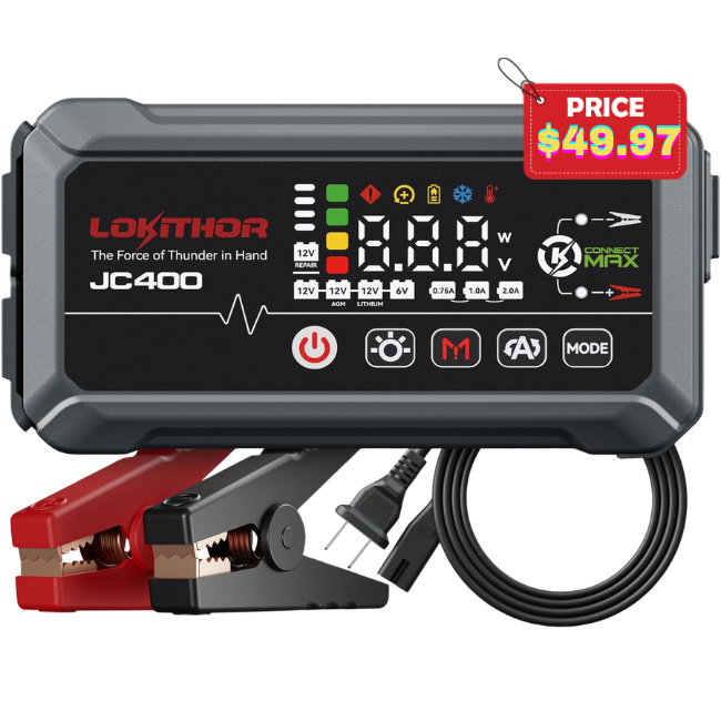 9-in-1 Battery Charger and Jump Starter Deal: Save 50% at Amazon