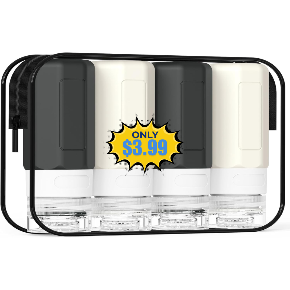 2 oz Travel Toiletries Bottles Deal: Save 20% at Amazon