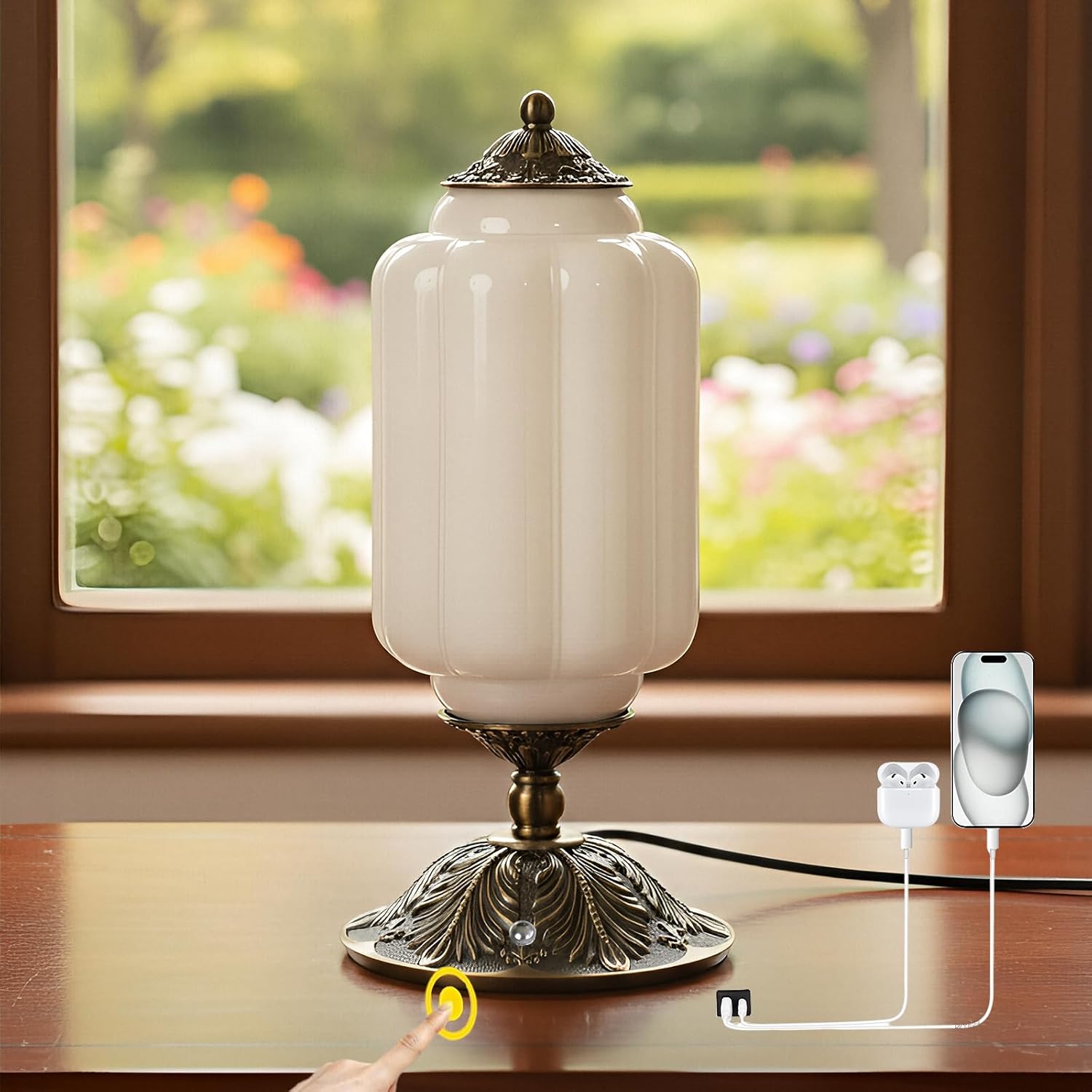 YESIDS Vintage Touch Bedside Table Only $53 (Reg. $89) at Amazon