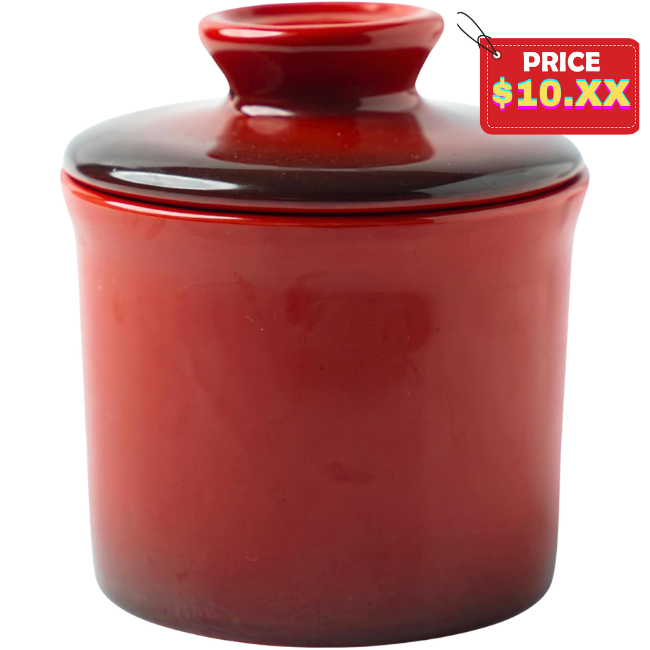 Red Gradient Butter Dish Deal: Save 33% at Amazon