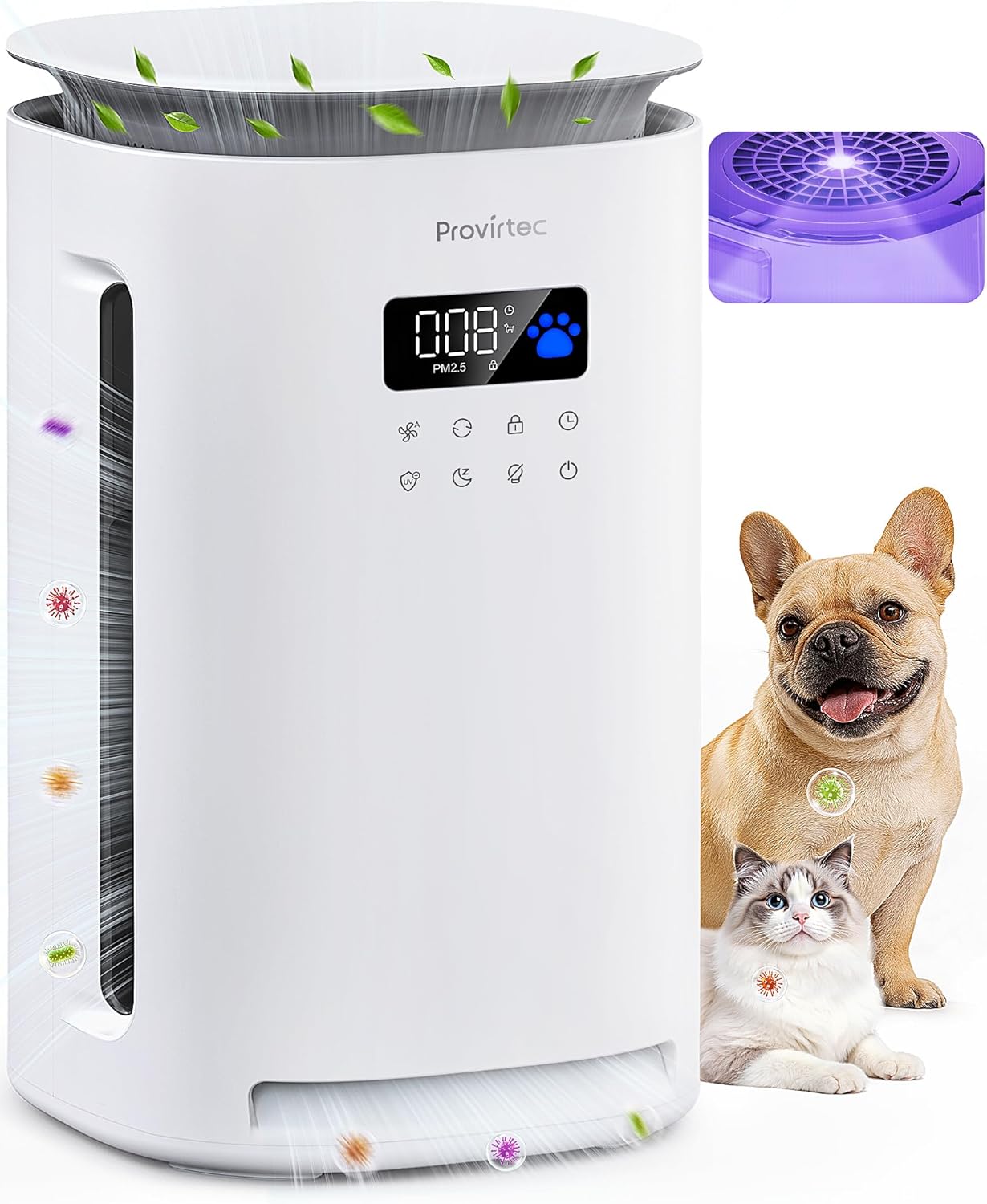 Provirtec Pawtent Pro Pet Air Purifier, 2-Year Filter Life, deal at Amazon