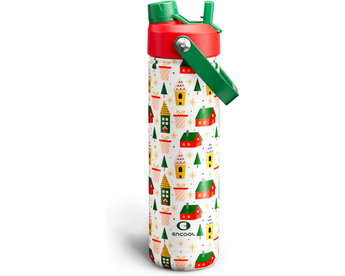 Insulated Water Bottle with Straw Deal at Amazon