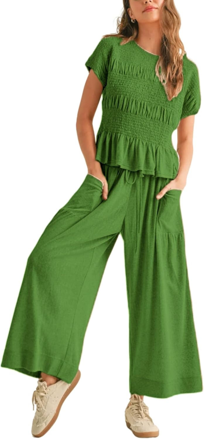 Antnation Women’s 2-Piece Smocked Top & Only $39.99 at Amazon