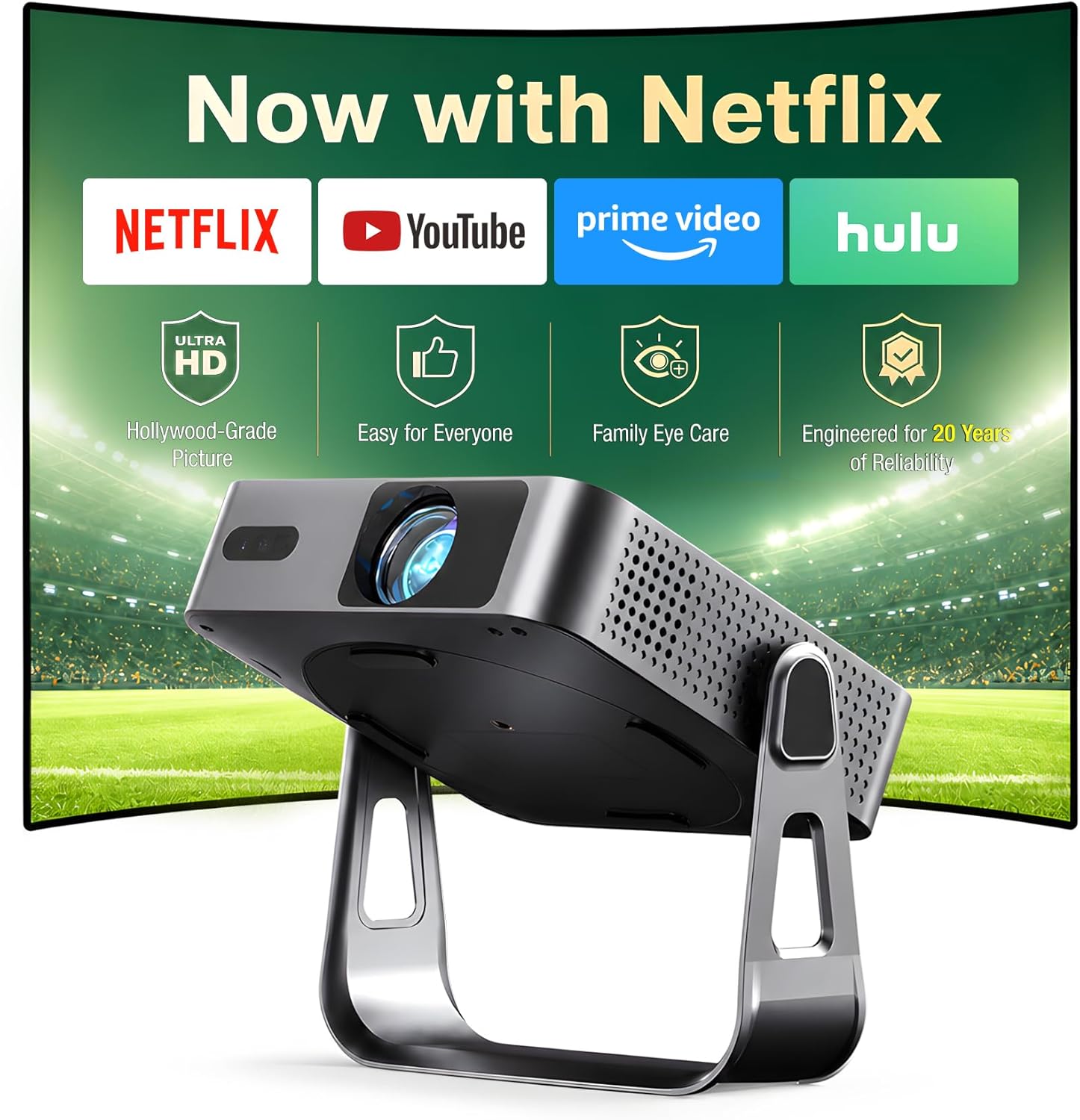 【Officially-Licensed APP & Native 1080P】 Thinnest 1.81" Smar deal at Amazon