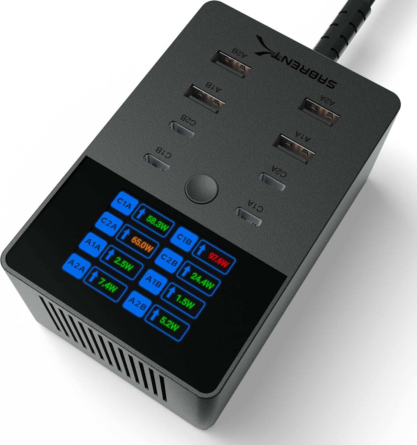 8-Port SABRENT (up to 252W) USB-A & USB-C Only $88.95 at Amazon