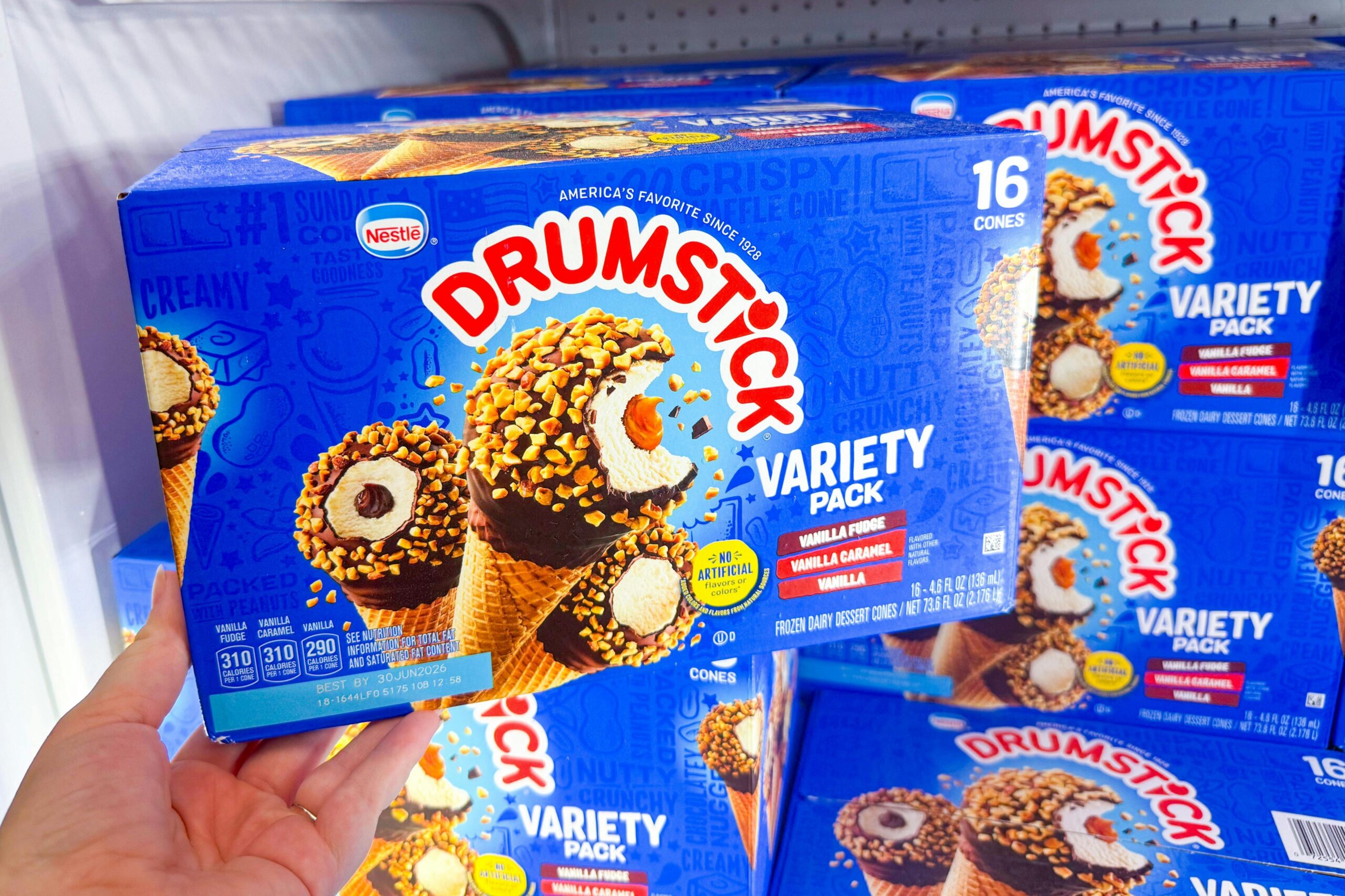 Nestle Drumstick Cones 16-Pack Only $7.48 (Reg. $10.48) at Sam’s Club