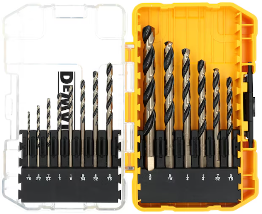 Lowe's Home Pick: DEWALT BLACK + GOLD 14-Piece HSS Jobber Le deal at Lowe's