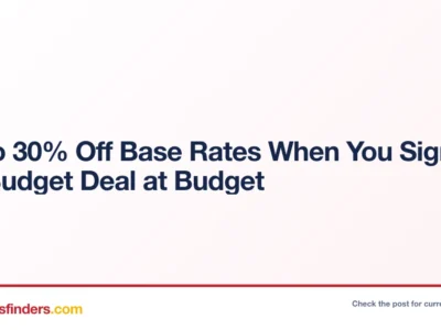 Budget deal card