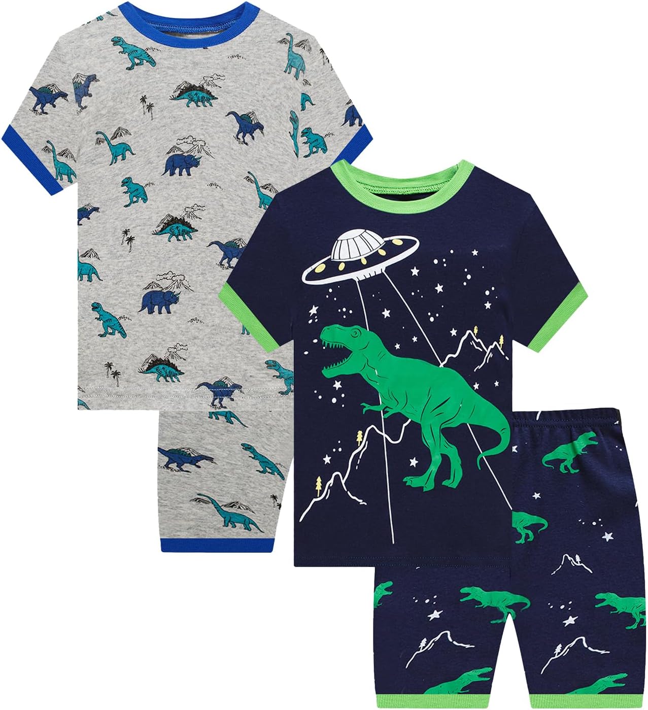 Little bety Cotton Pajamas Boys Short Dinosaur Only $25.91 at Amazon