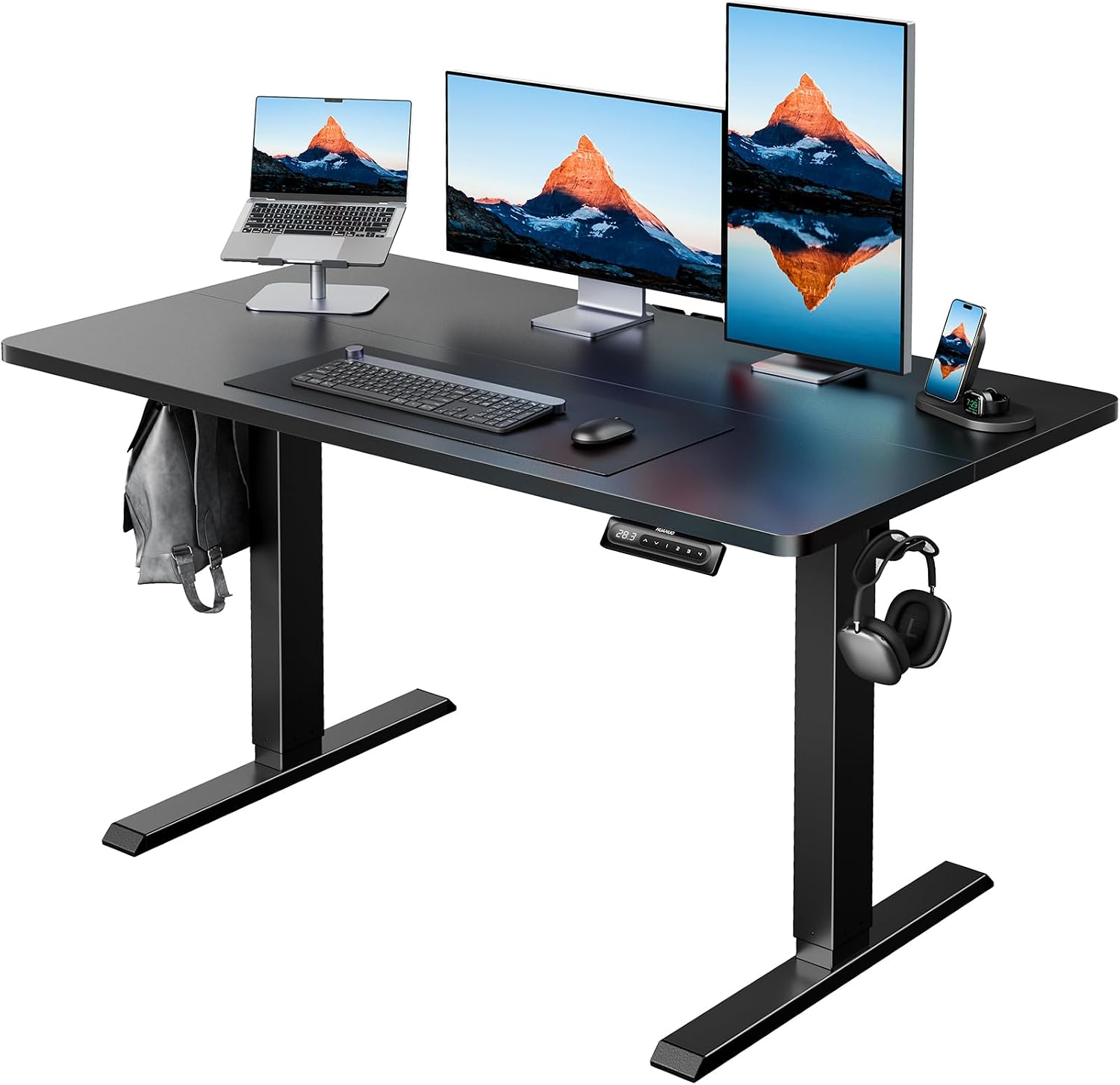 HUANUO 48″ x 24″ Height Adjustable Electric Only $89.99 at Amazon