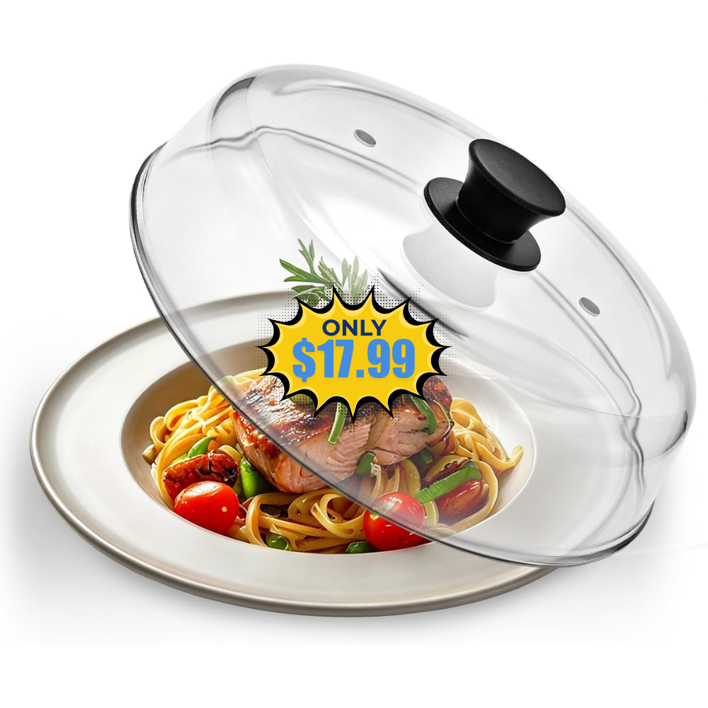 10inch Glass Microwave Splatter Cover Deal: Save 40% at Amazon