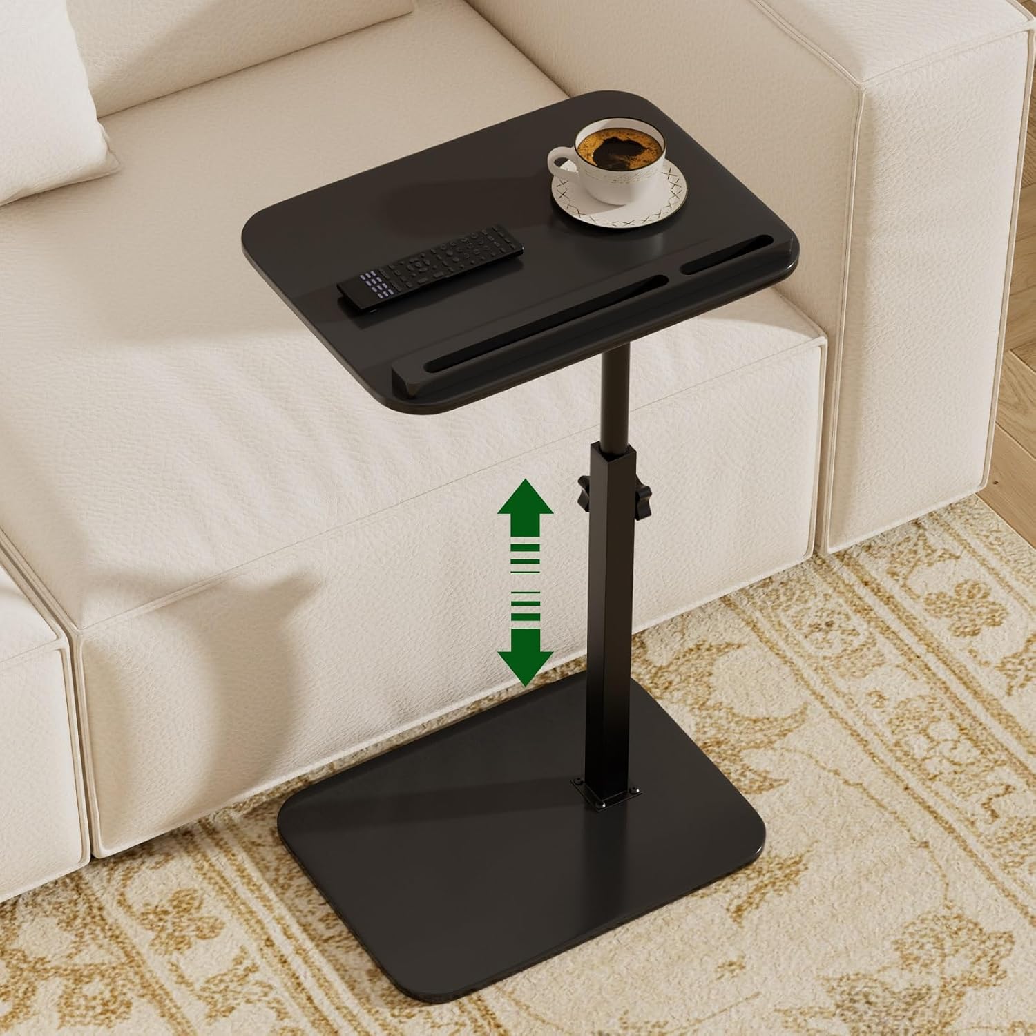 Adjustable End Table for Couch, 360° Swivel C Only $39.99 at Amazon