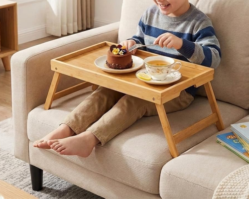 Bamboo Bed Tray Table Deal at Amazon