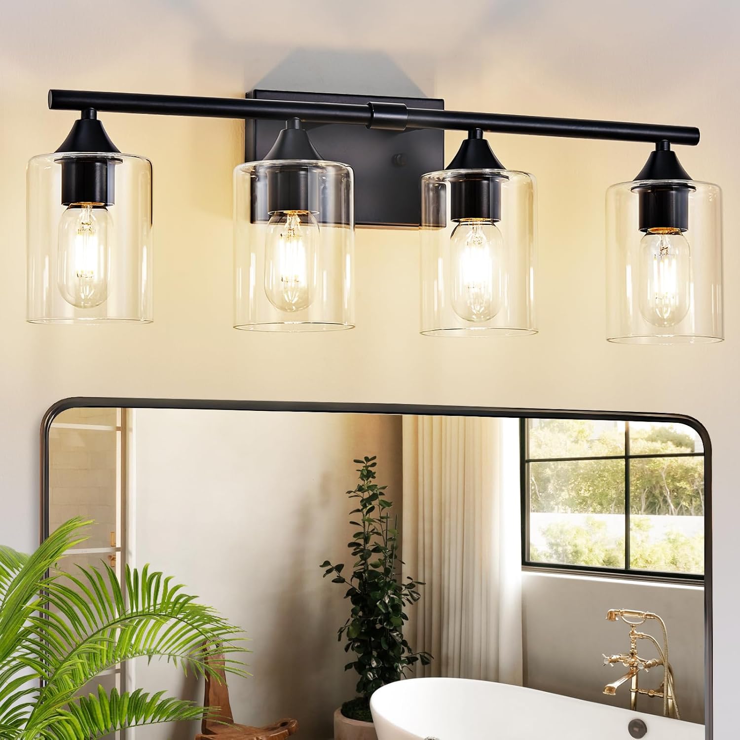 XPEHK 4-Light Bathroom Light Only $39.94 (Reg. $46.99) at Amazon