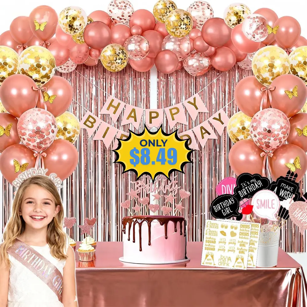 Happy Birthday Party Decorations Deal: Save $8.50 at Amazon