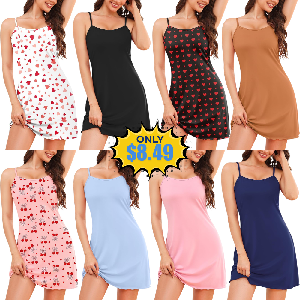 Women’s Spaghetti Strap Nightgown Deal at Amazon