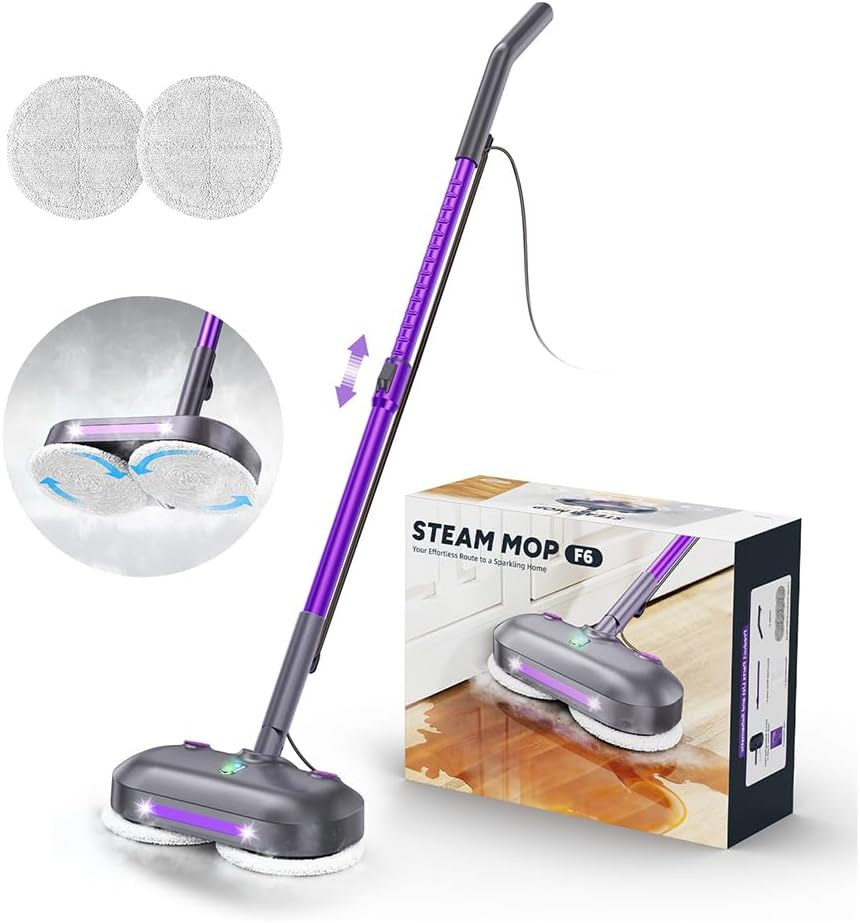 Scrubbing Steam Mop with Rotating Pads Deal at Amazon