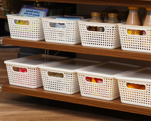 6 Pack Small Plastic Storage Basket Deal at Walmart: $19.99